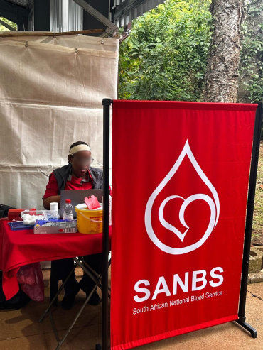 On-site blood donations